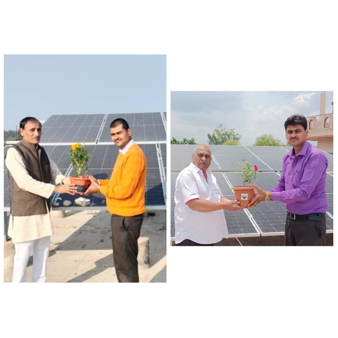 Solar installation in Satna