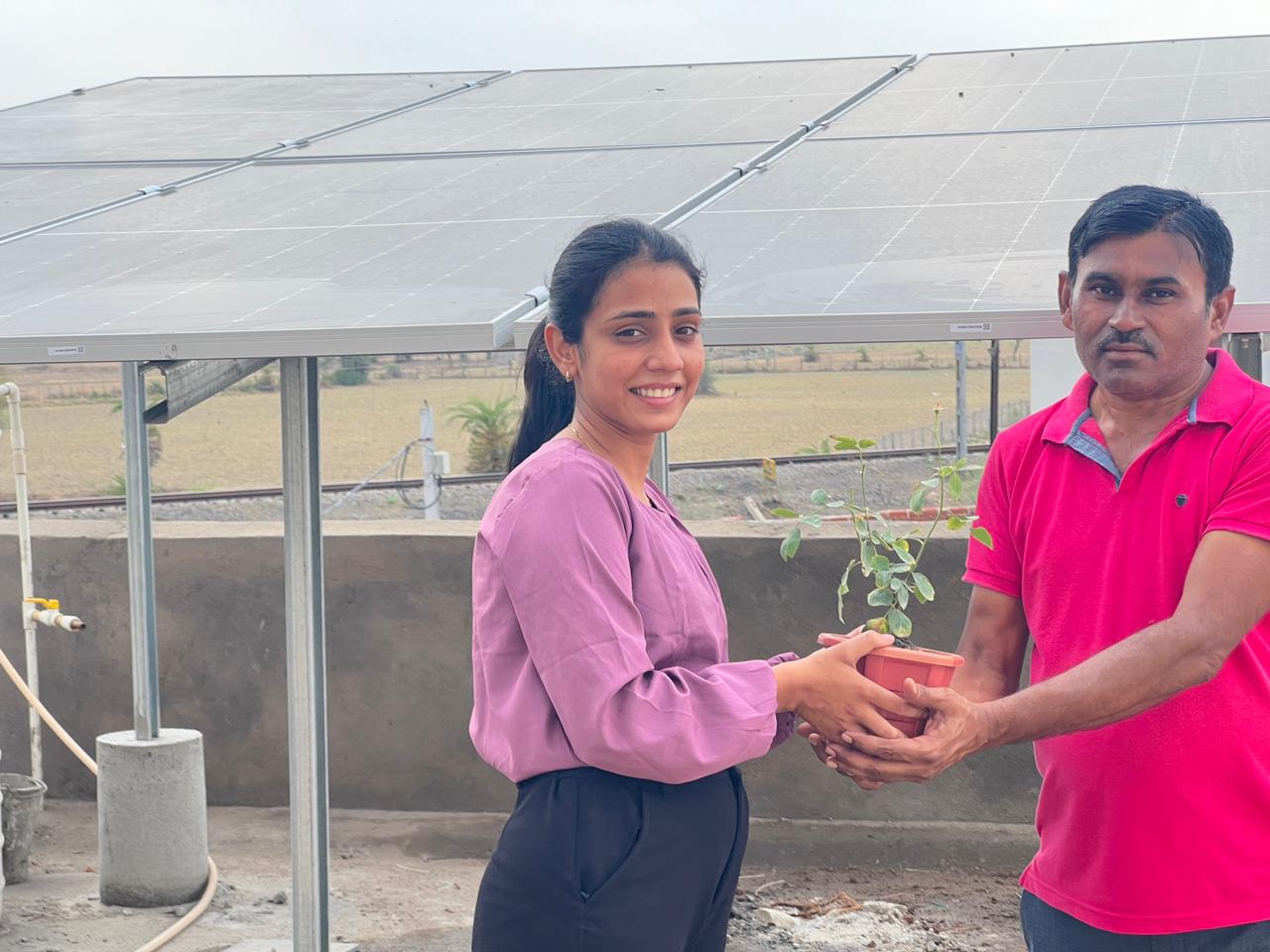 Solar installation in Bhopal