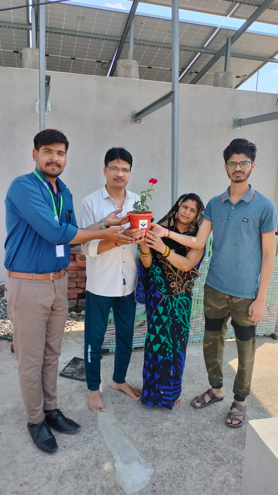 Solar installation in Hoshangabad