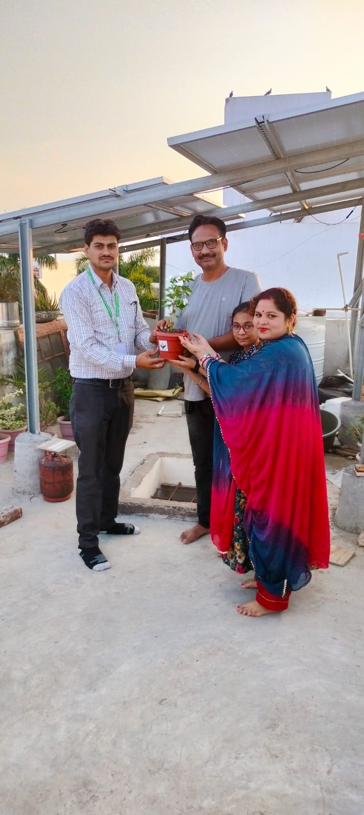Solar installation in Vidisha